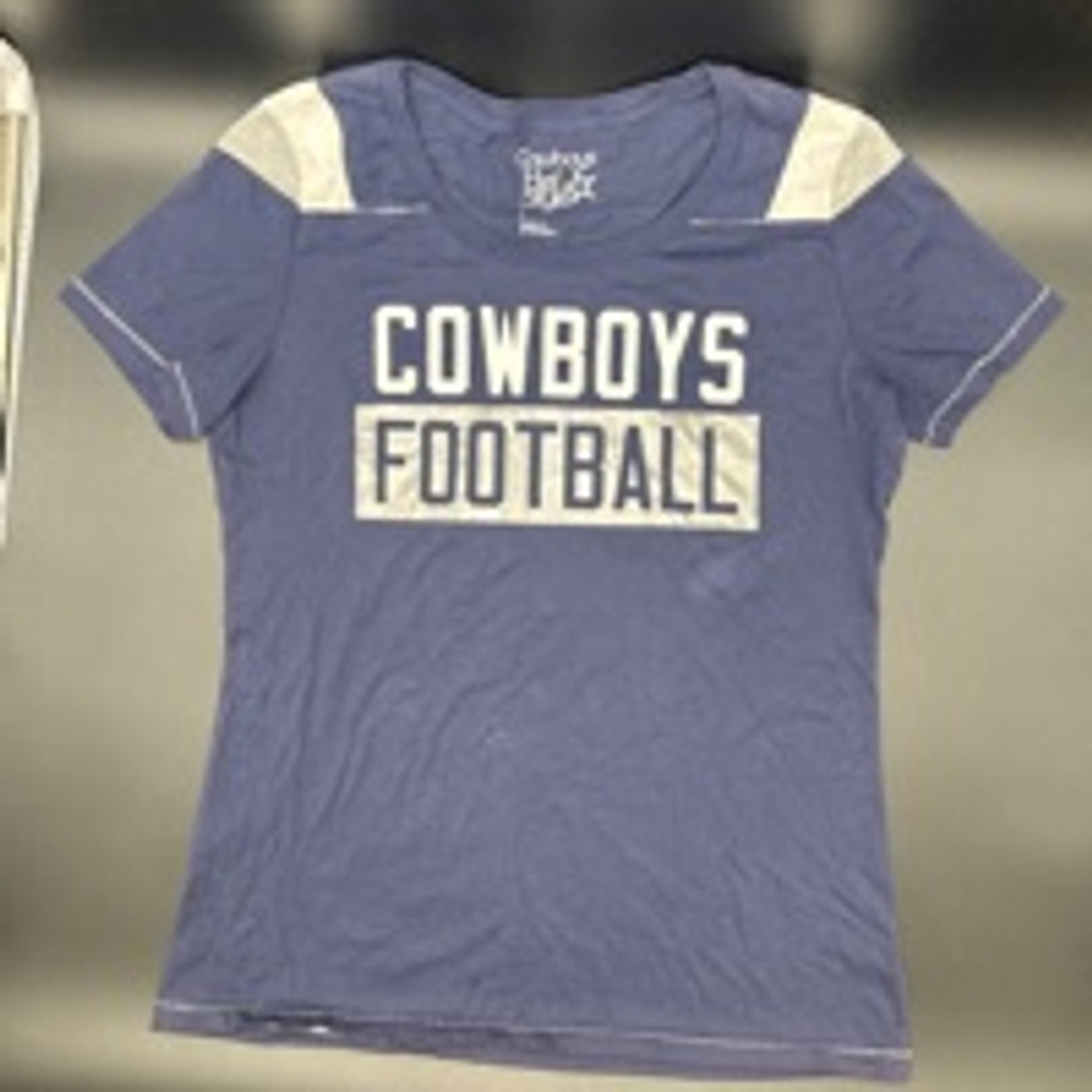 Women's COWBOYS Her Style T-shirt Size L Blue